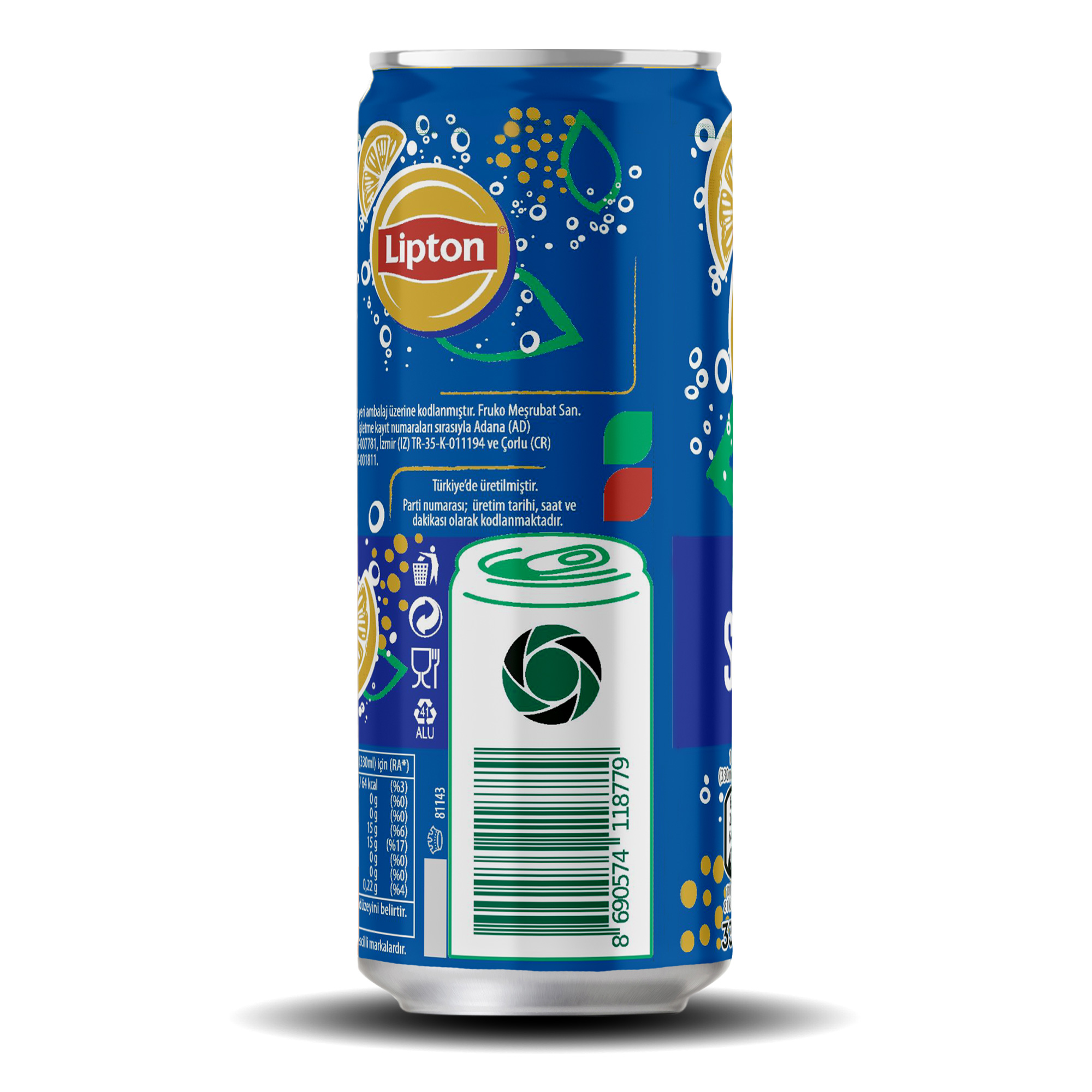 Lipton Ice Tea Sparkling Limon Yuzu Kutu