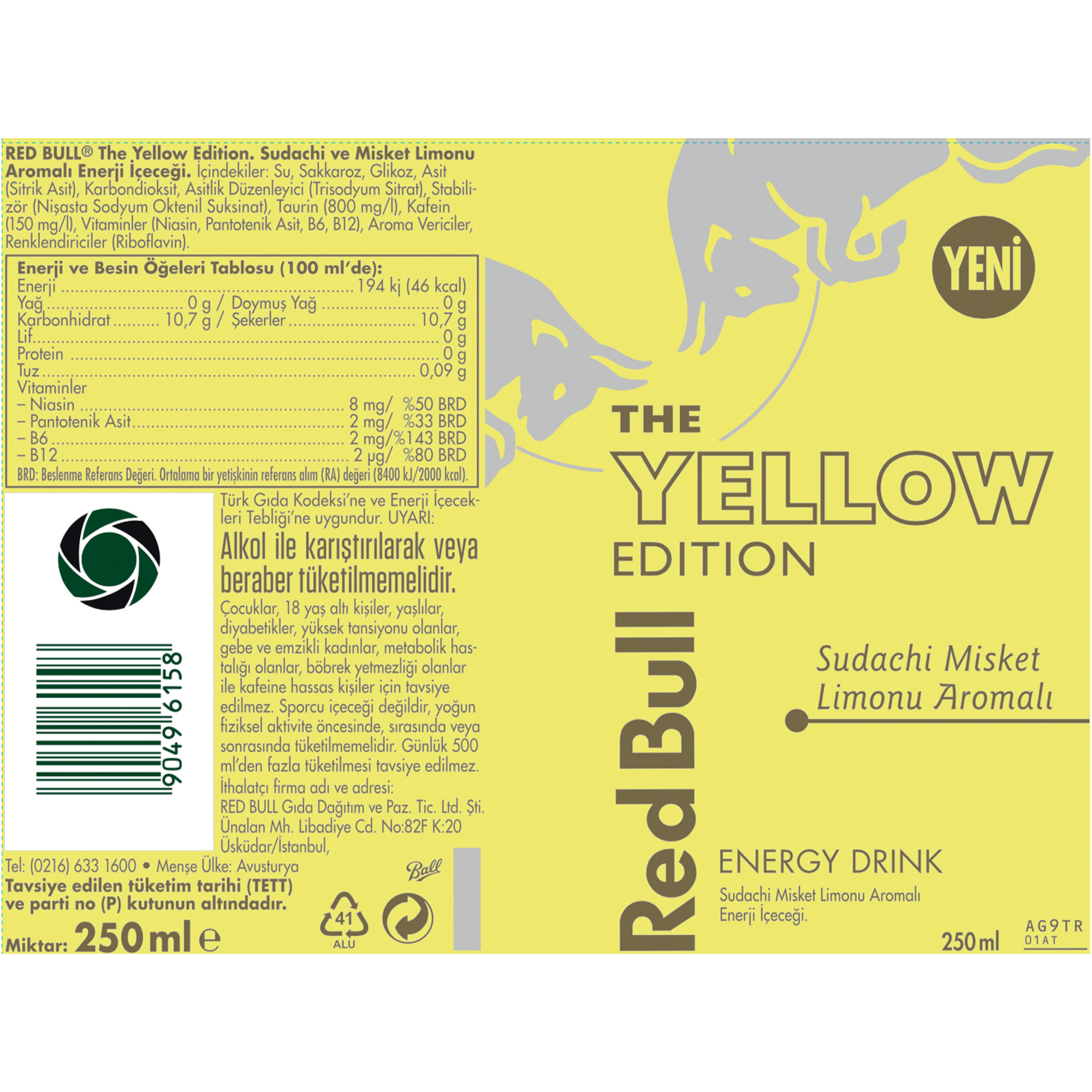 Red Bull Yellow Edition