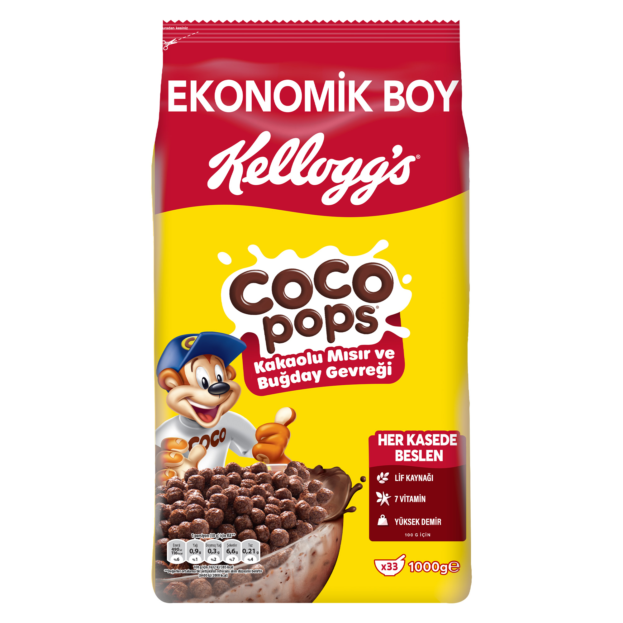Kellogg's Coco Pops Topları Kahvaltılık Gevrek