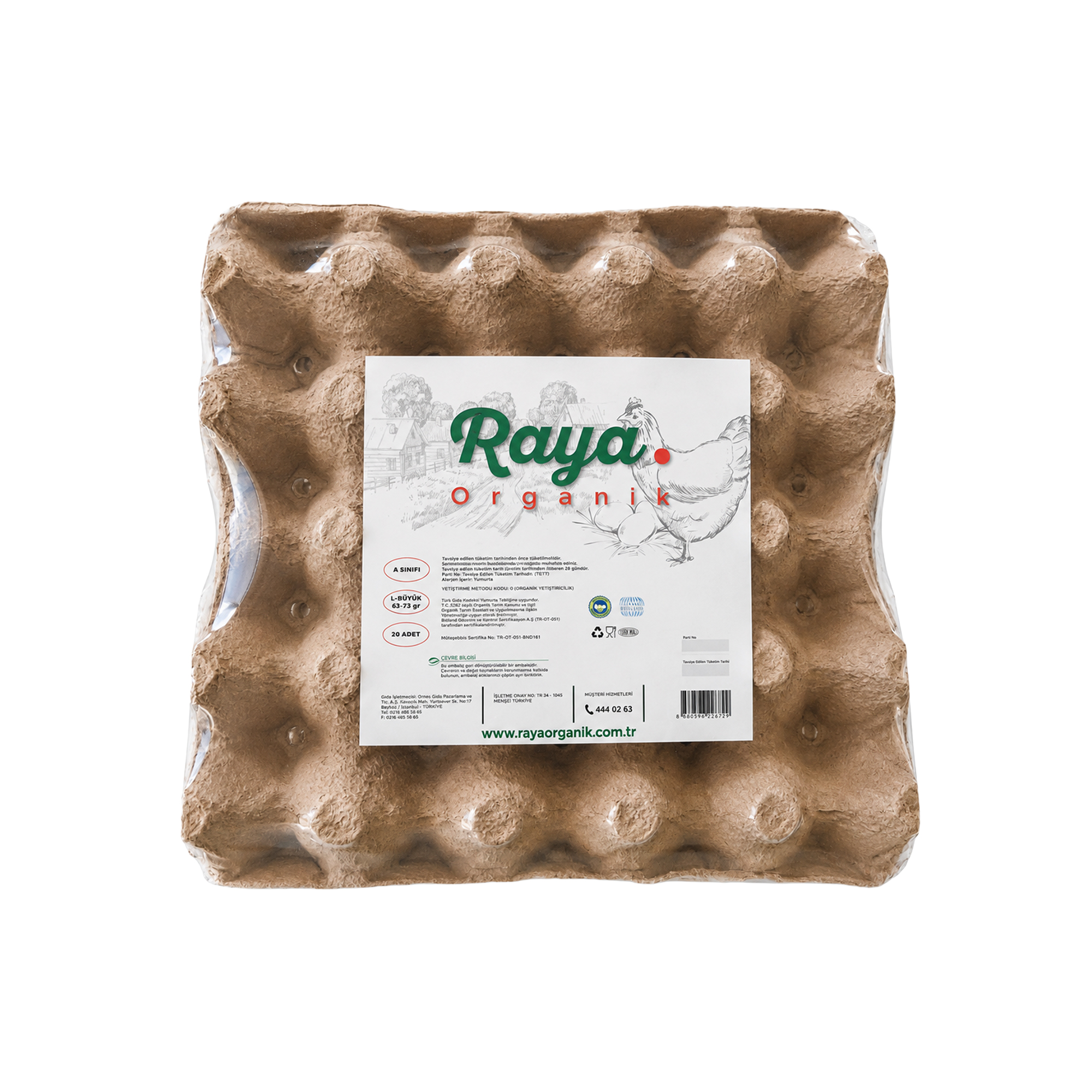 Raya Organik Yumurta Büyük Boy